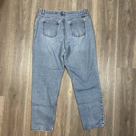 Liz Claiborne High Waisted Straight Leg Jeans 16 - Picture 6 of 6